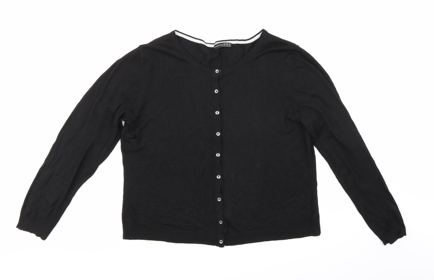 Atmosphere Womens Black  Knit Cardigan Jumper Size 18