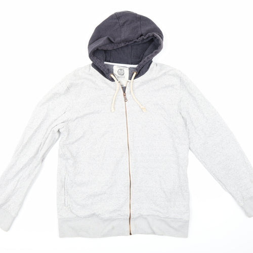 NEXT Mens Grey   Full Zip Hoodie Size L