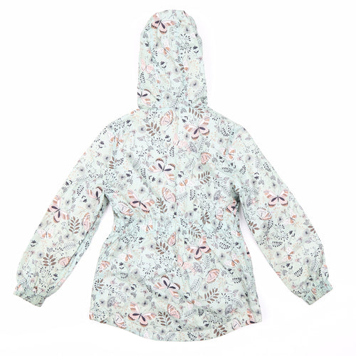 George Girls Blue Floral  Jacket  Size 9-10 Years