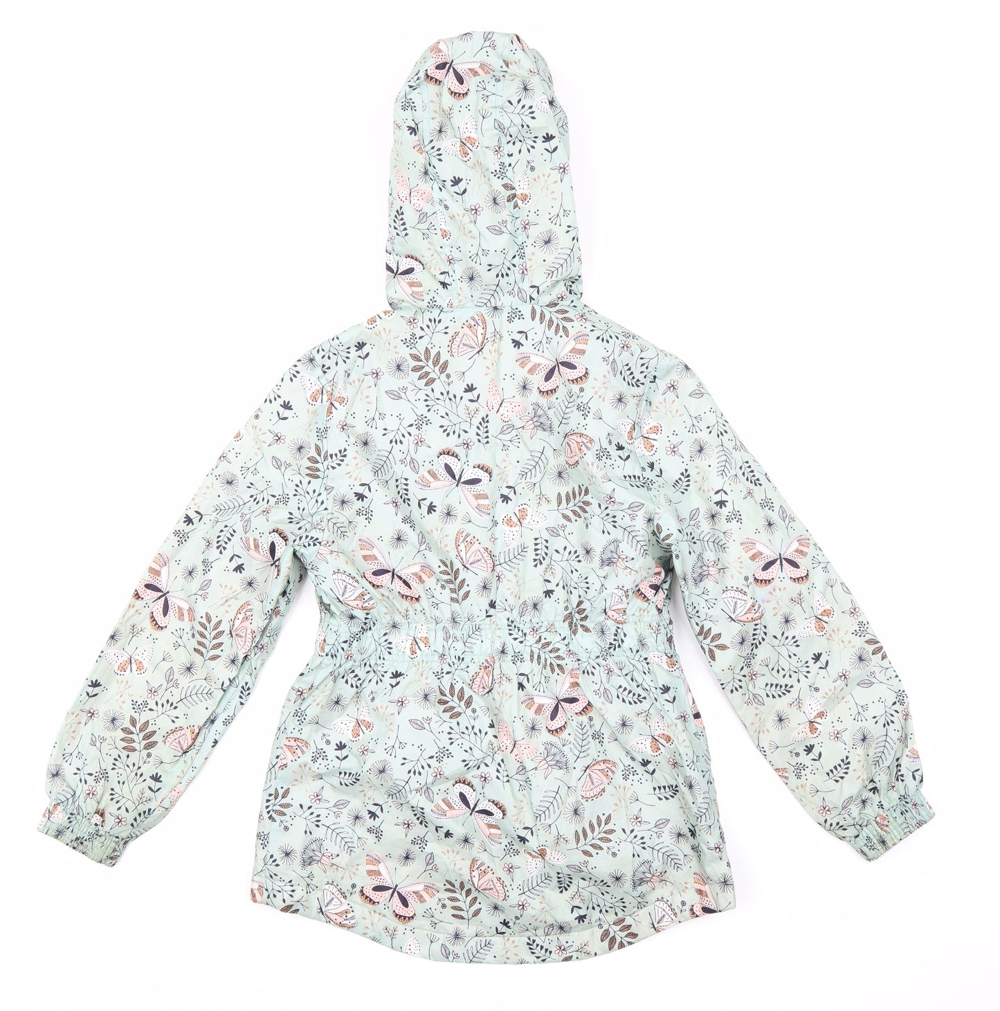 George Girls Blue Floral  Jacket  Size 9-10 Years