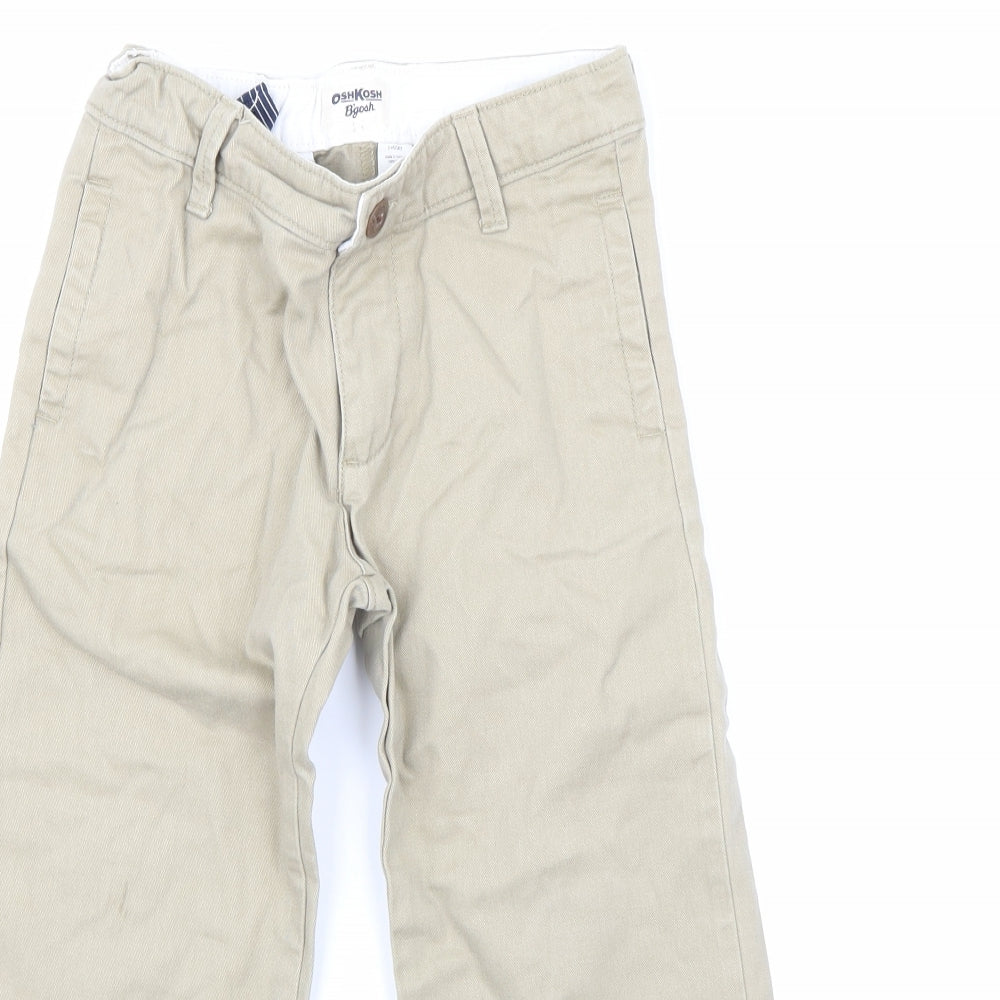 Osh Kosh Boys Beige    Trousers Size 5 Years