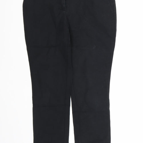 NEXT Womens Black   Tapered Jeans Size 8 L24 in