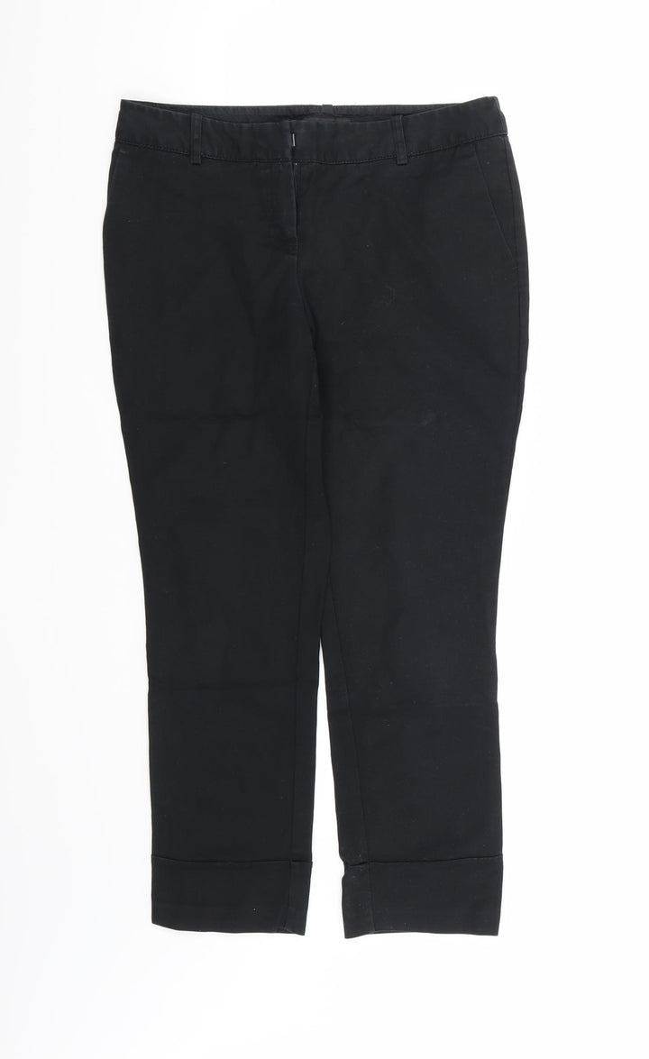NEXT Womens Black Tapered Jeans Size 8 L24 in