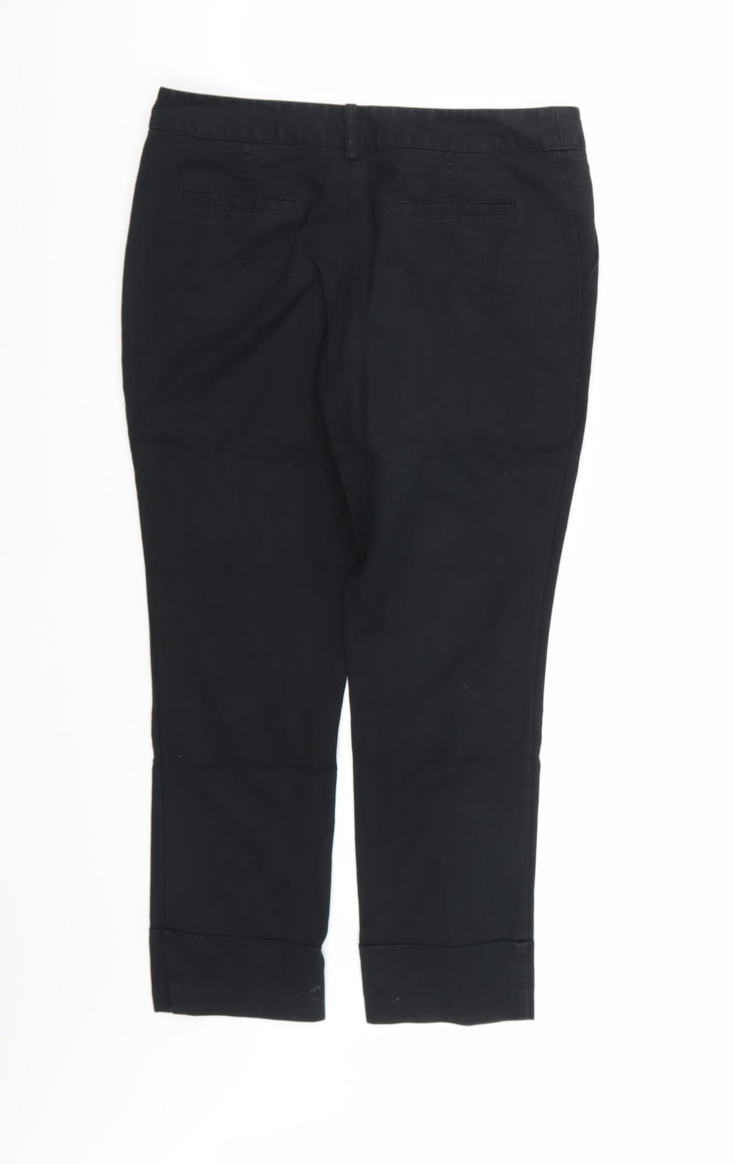 NEXT Womens Black   Tapered Jeans Size 8 L24 in
