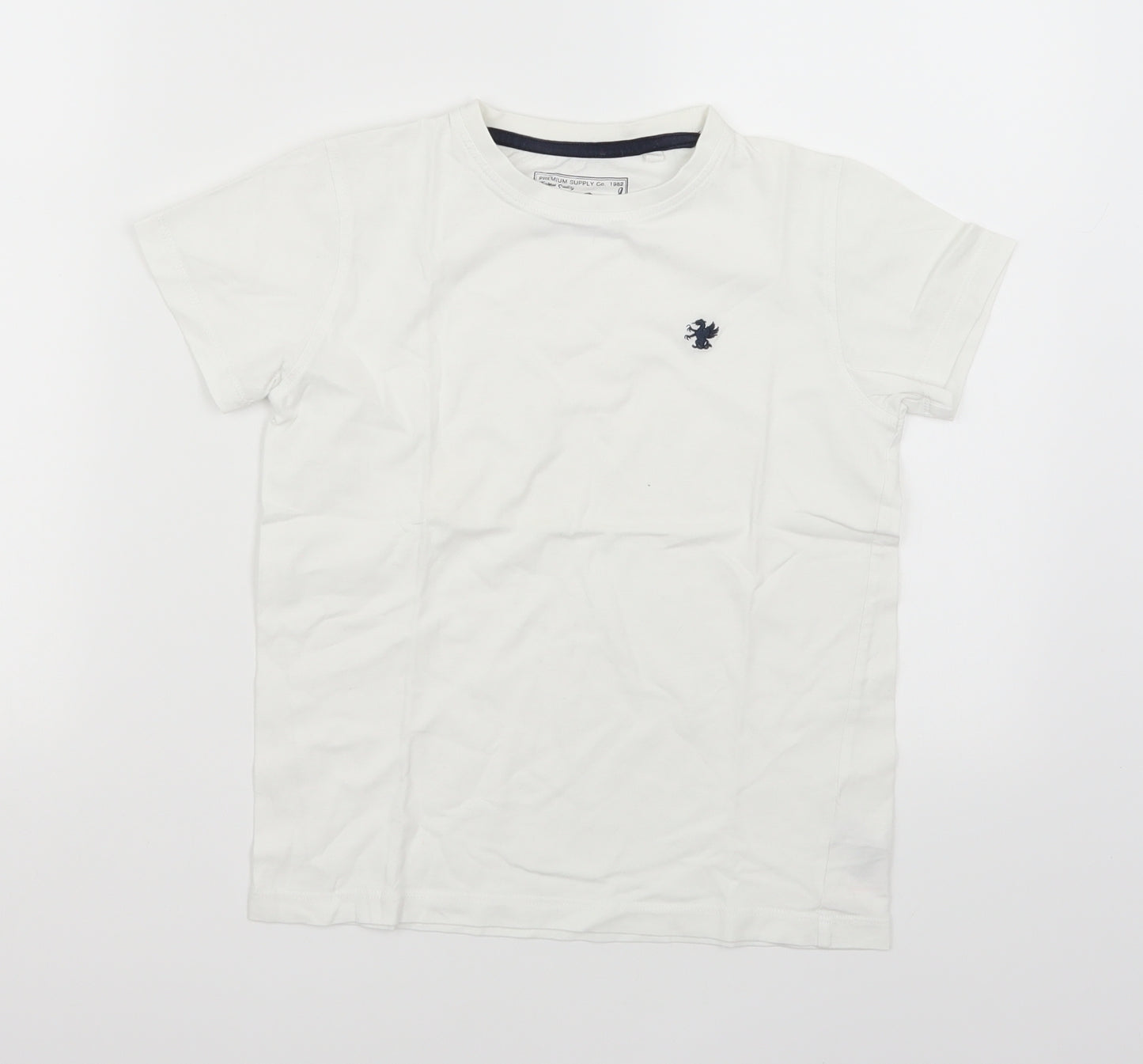 NEXT Boys White   Basic T-Shirt Size 8 Years