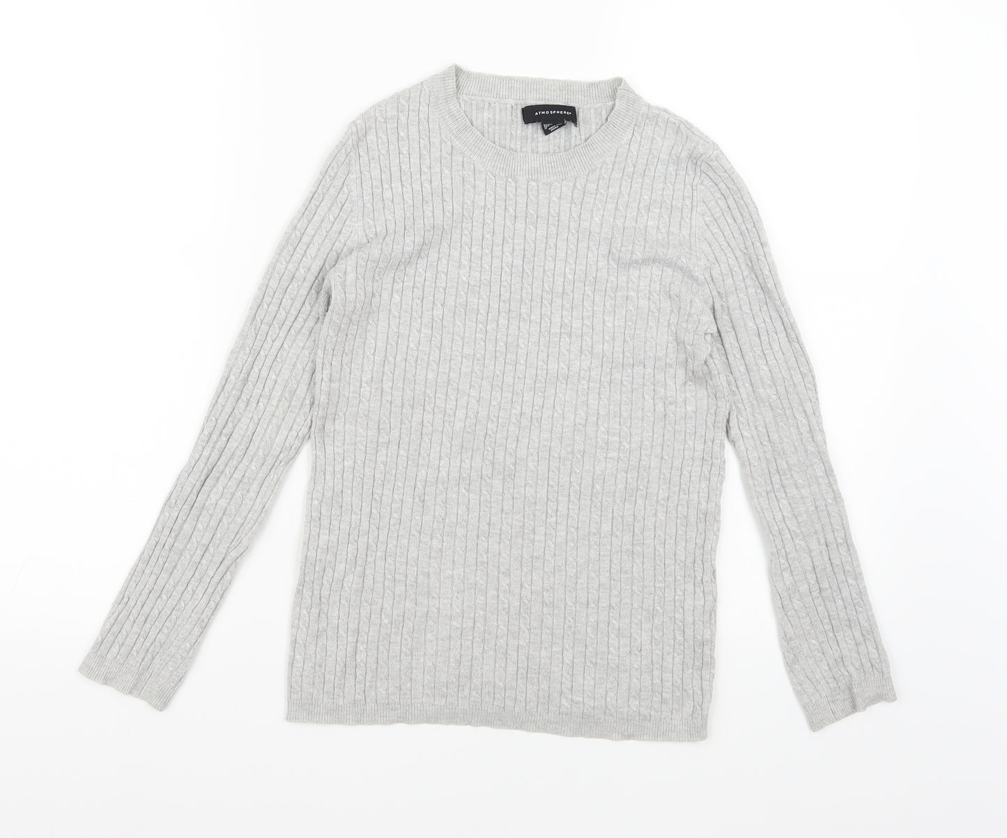 Atmosphere Womens Grey  Knit Pullover Jumper Size 10
