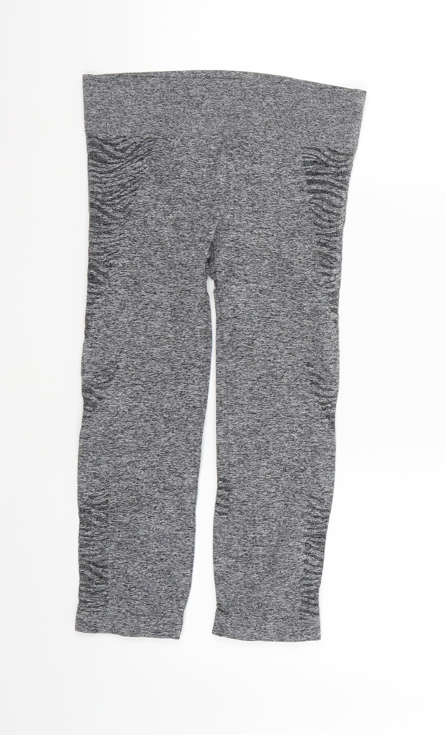 Preworn Womens Grey   Compression Leggings  L19 in