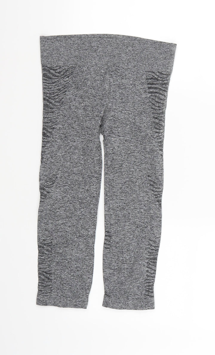 Preworn Womens Grey   Compression Leggings  L19 in