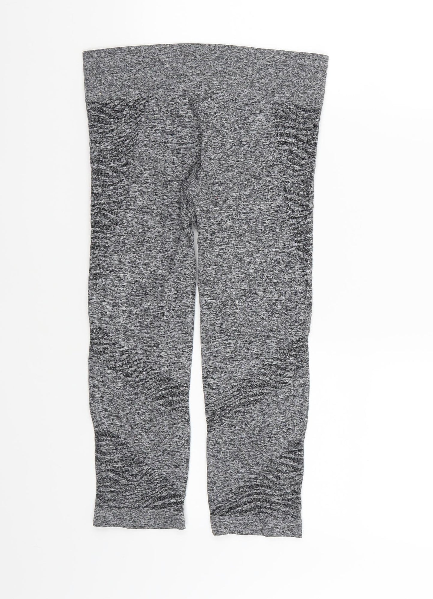 Preworn Womens Grey   Compression Leggings  L19 in