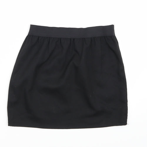 Preworn Womens Black   A-Line Skirt