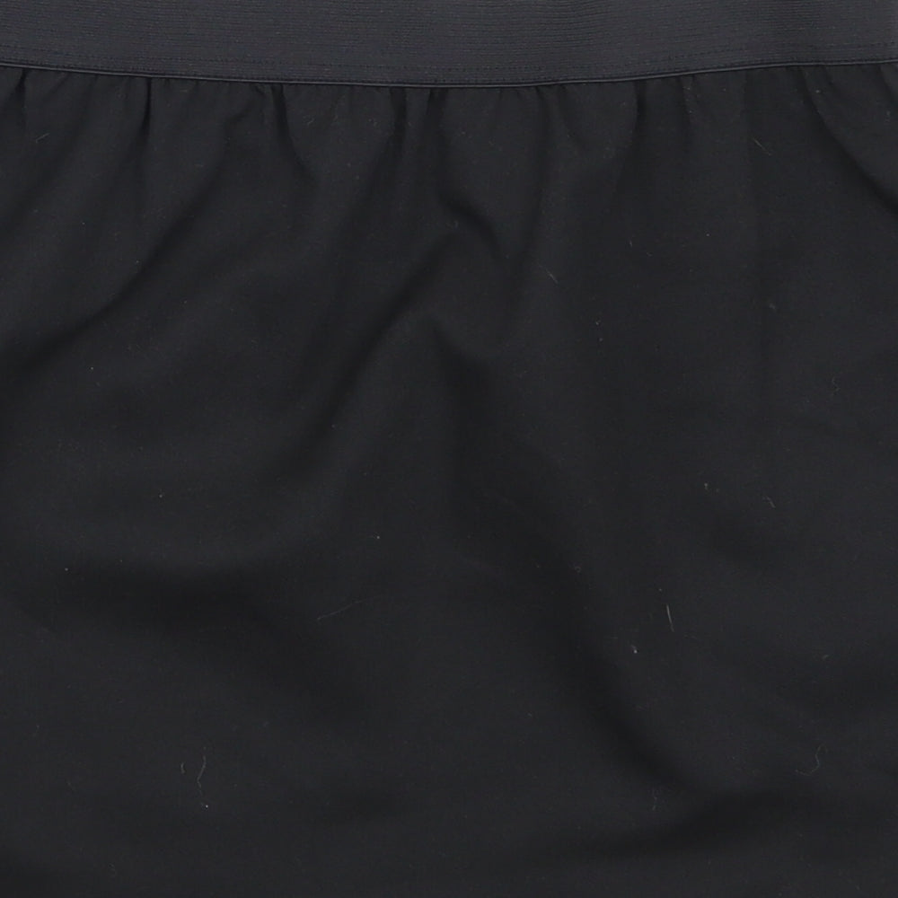 Preworn Womens Black   A-Line Skirt