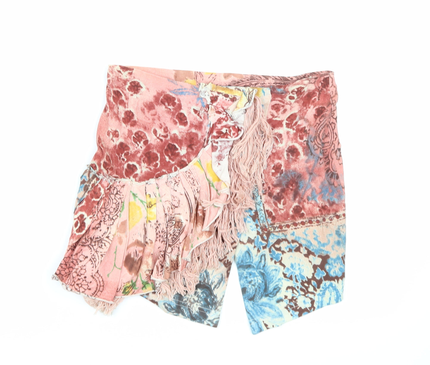 Plein Sud Womens Multicoloured Geometric  A-Line Skirt