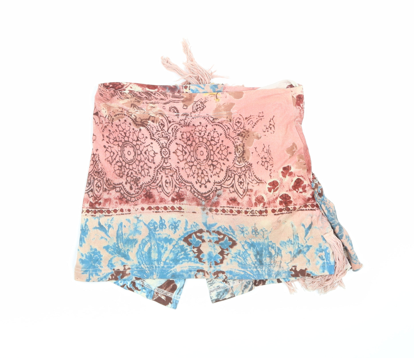 Plein Sud Womens Multicoloured Geometric  A-Line Skirt
