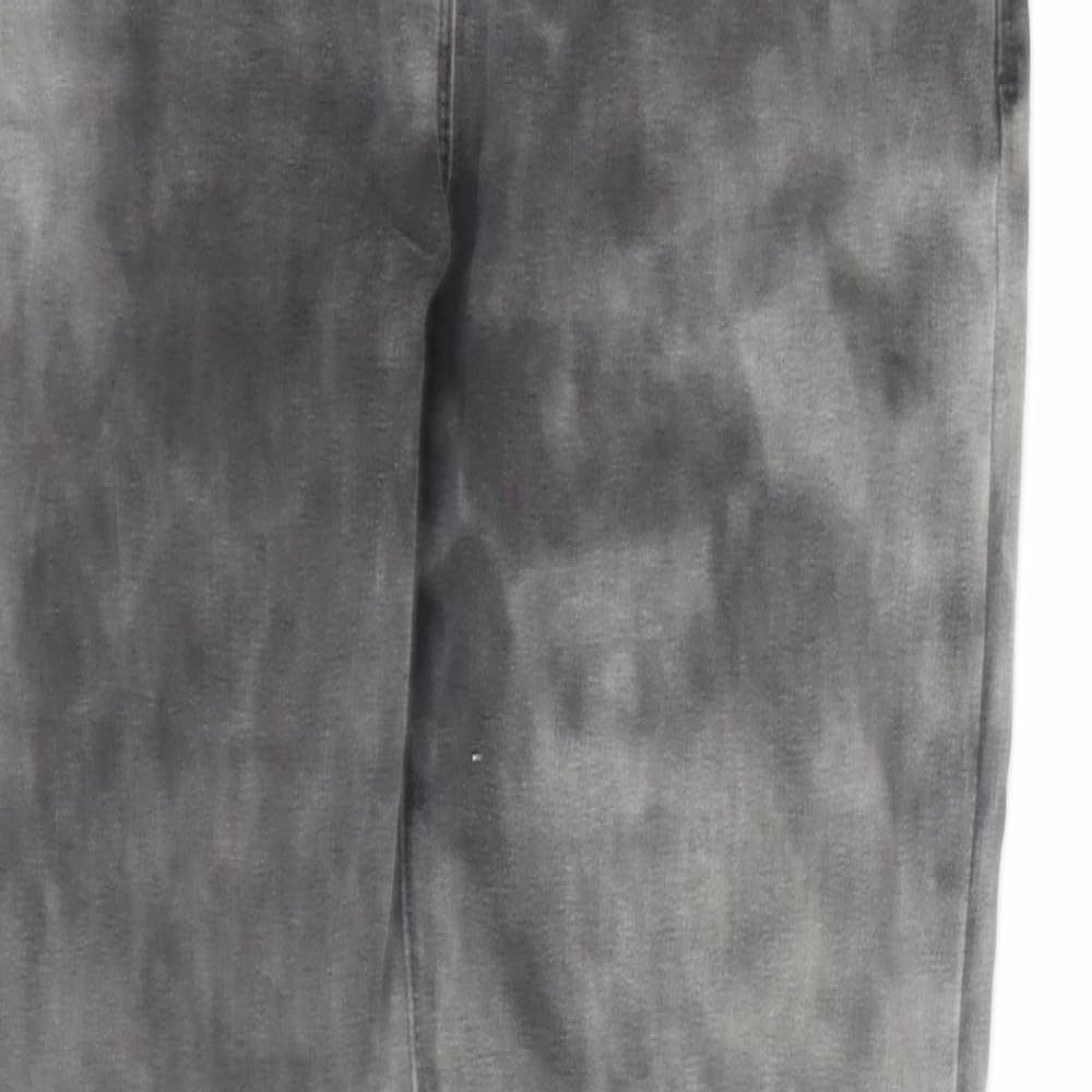 Fashion Union Womens Grey  Denim Skinny Jeans Size 10 L28 in
