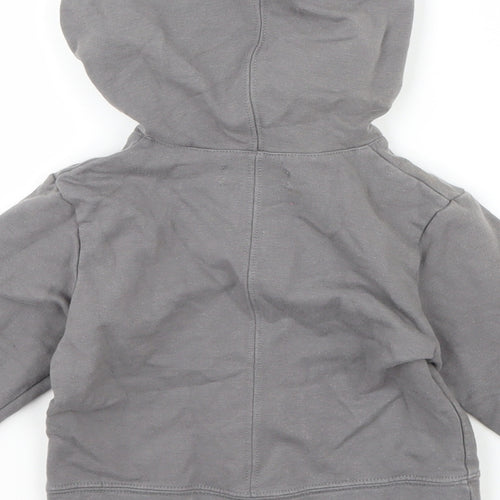 Kookai Girls Grey  Jersey Full Zip Hoodie Size 4 Years