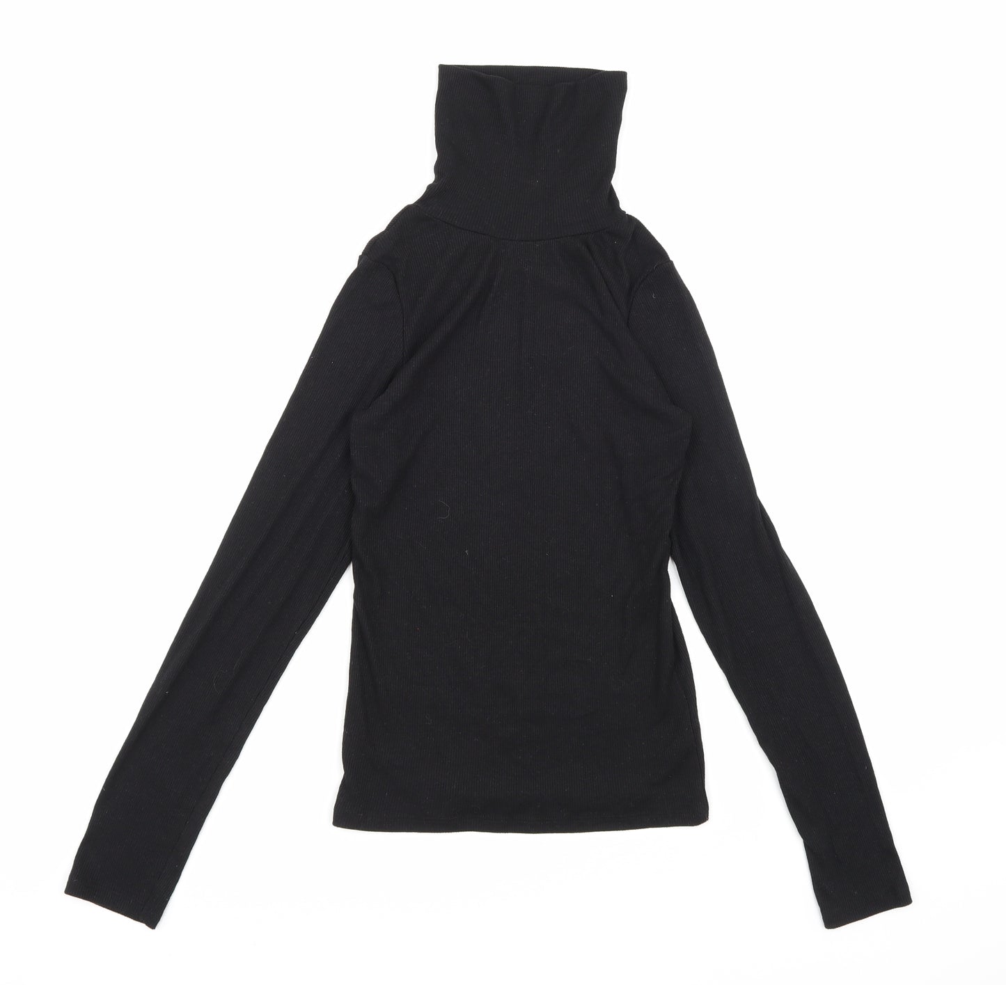 New Look Womens Black  Knit Pullover Jumper Size 10