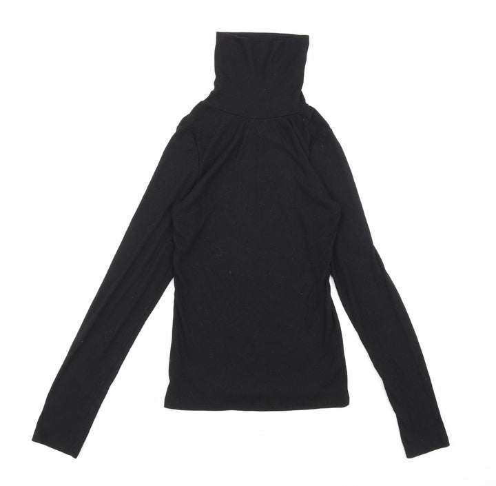 New Look Womens Black  Knit Pullover Jumper Size 10