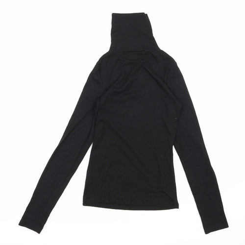 New Look Womens Black  Knit Pullover Jumper Size 10