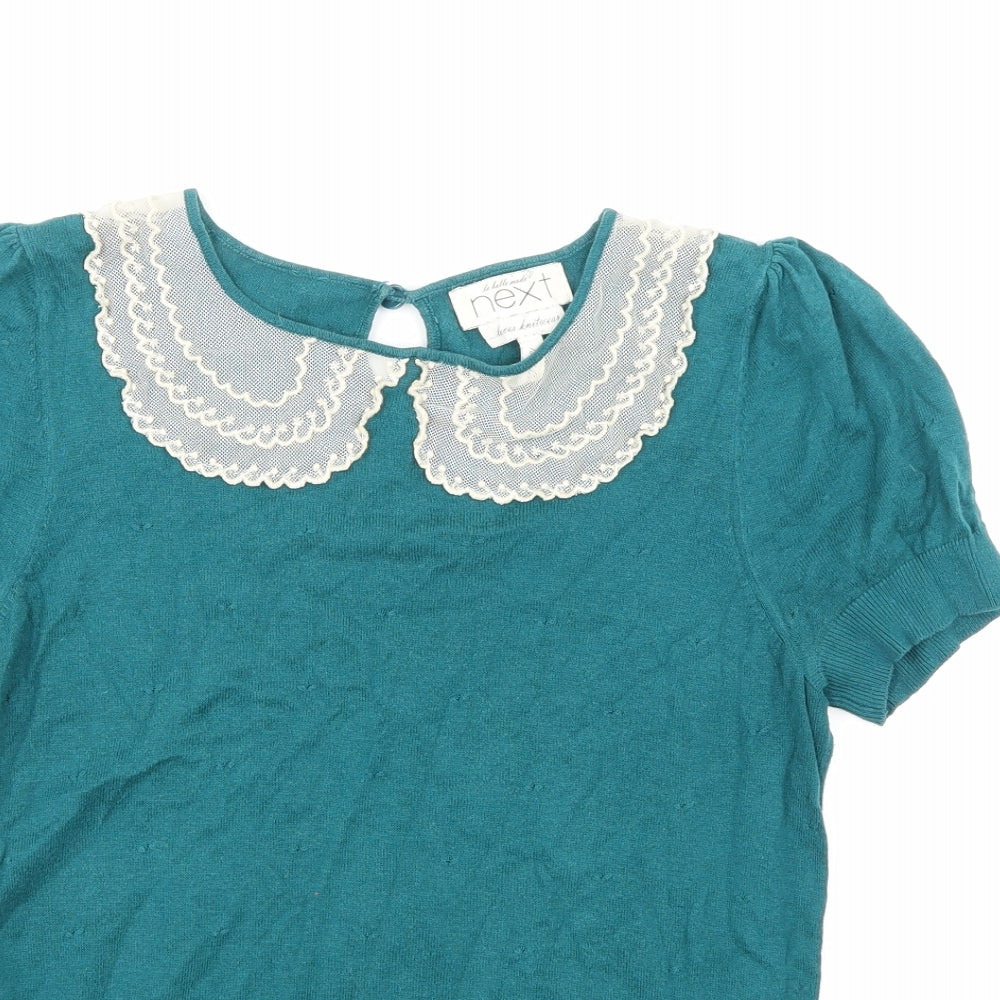 NEXT Womens Blue  Knit Pullover Jumper Size 10