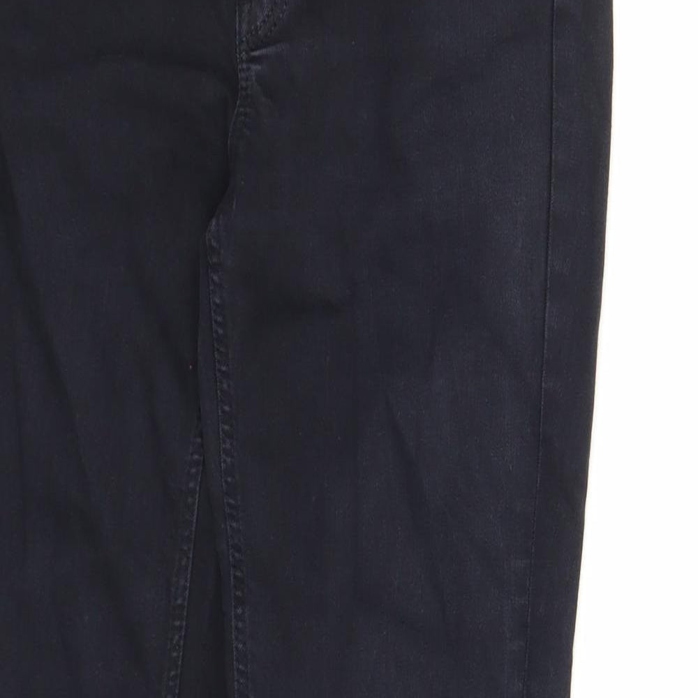 Massimo Dutti Womens Blue  Denim Straight Jeans Size 8 L30 in