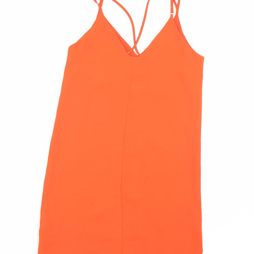 Topshop Womens Orange   A-Line  Size 8