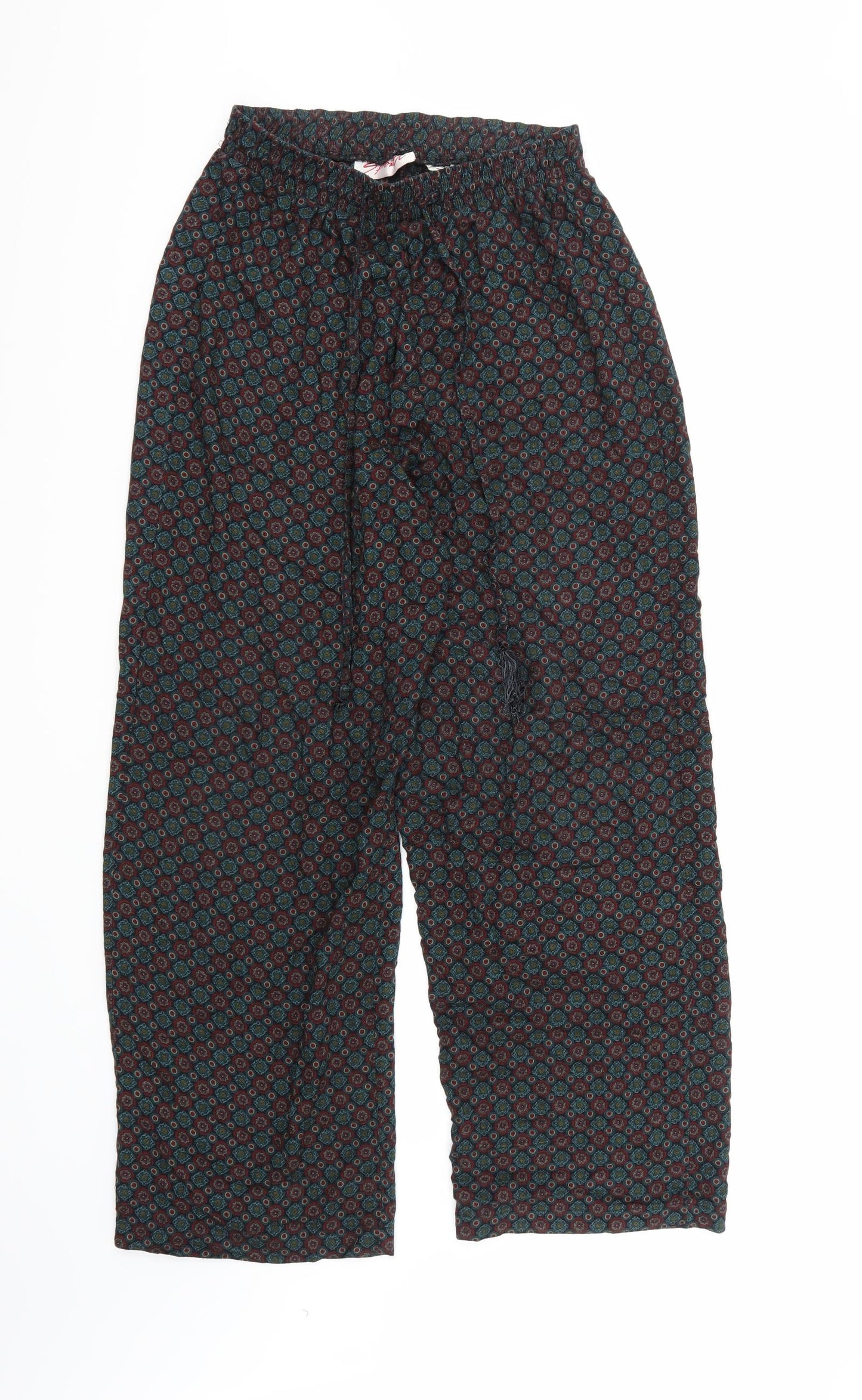 Preworn Womens Multicoloured Geometric  Harem Trousers Size M L27 in