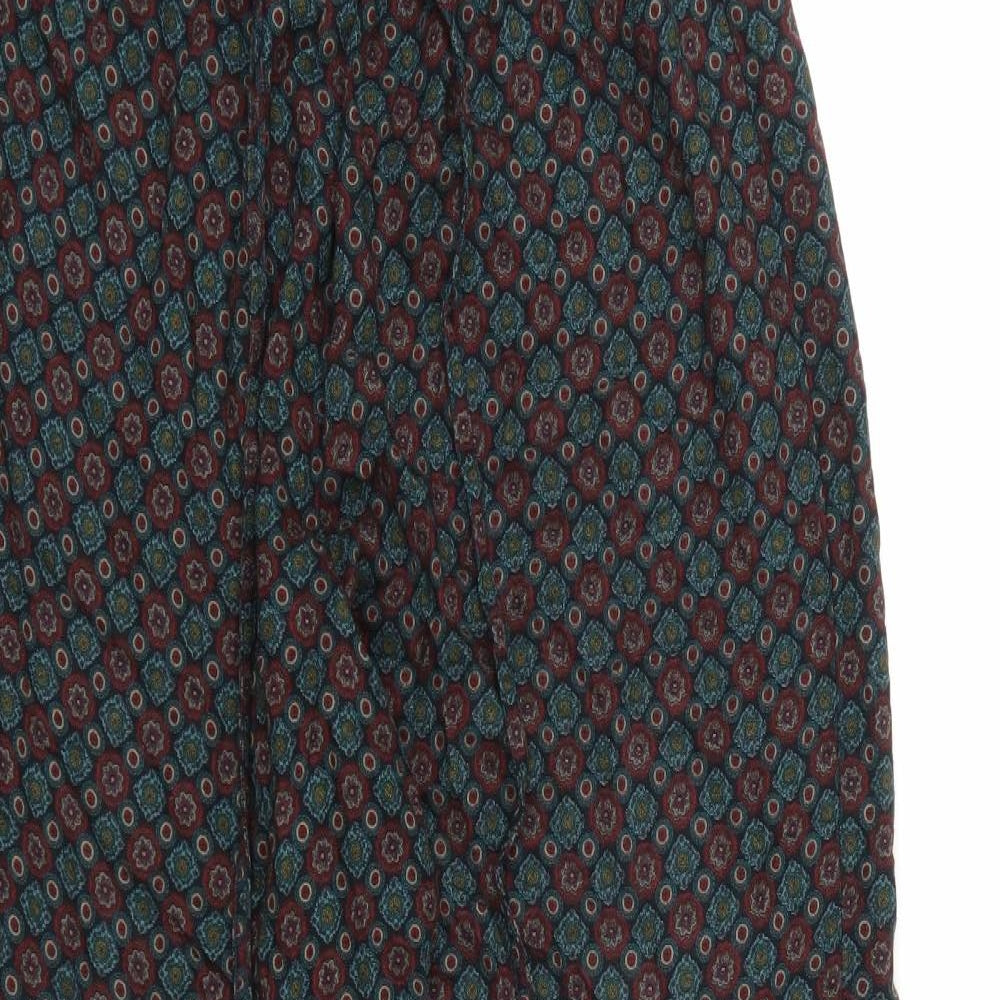 Preworn Womens Multicoloured Geometric  Harem Trousers Size M L27 in