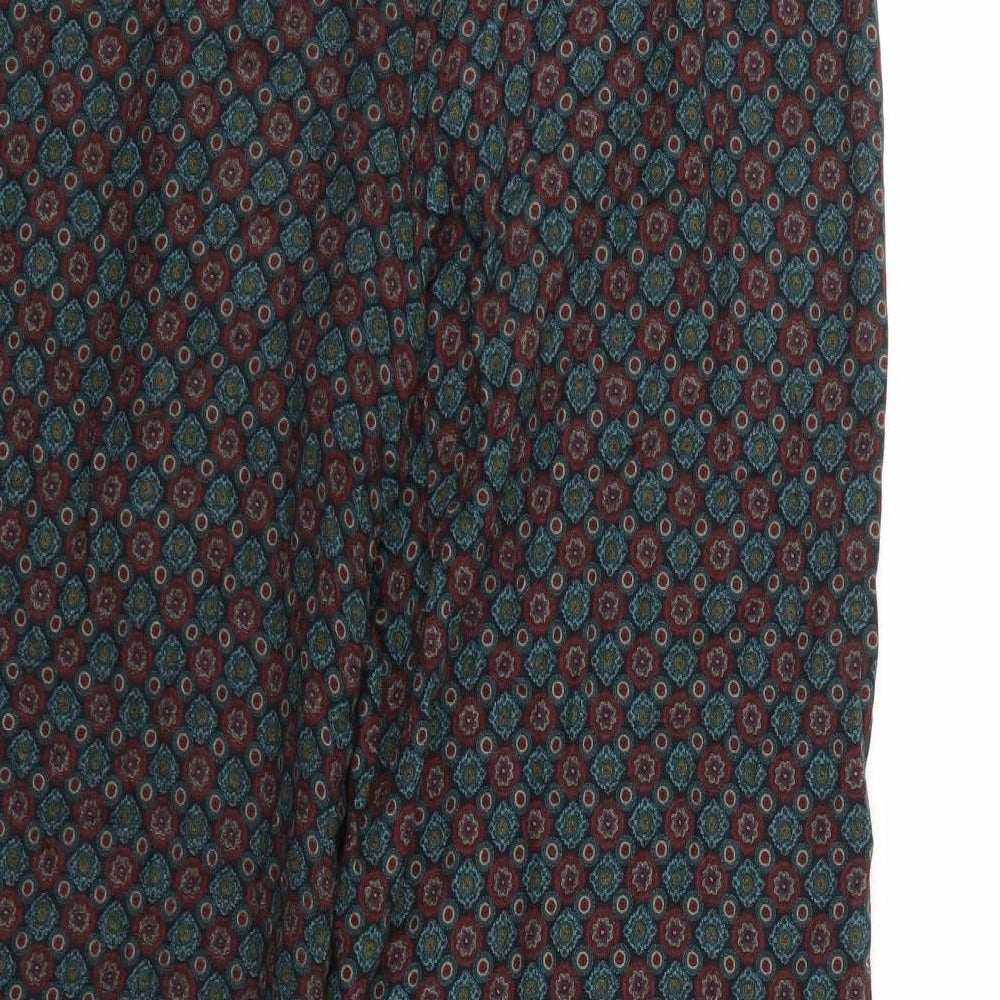 Preworn Womens Multicoloured Geometric  Harem Trousers Size M L27 in
