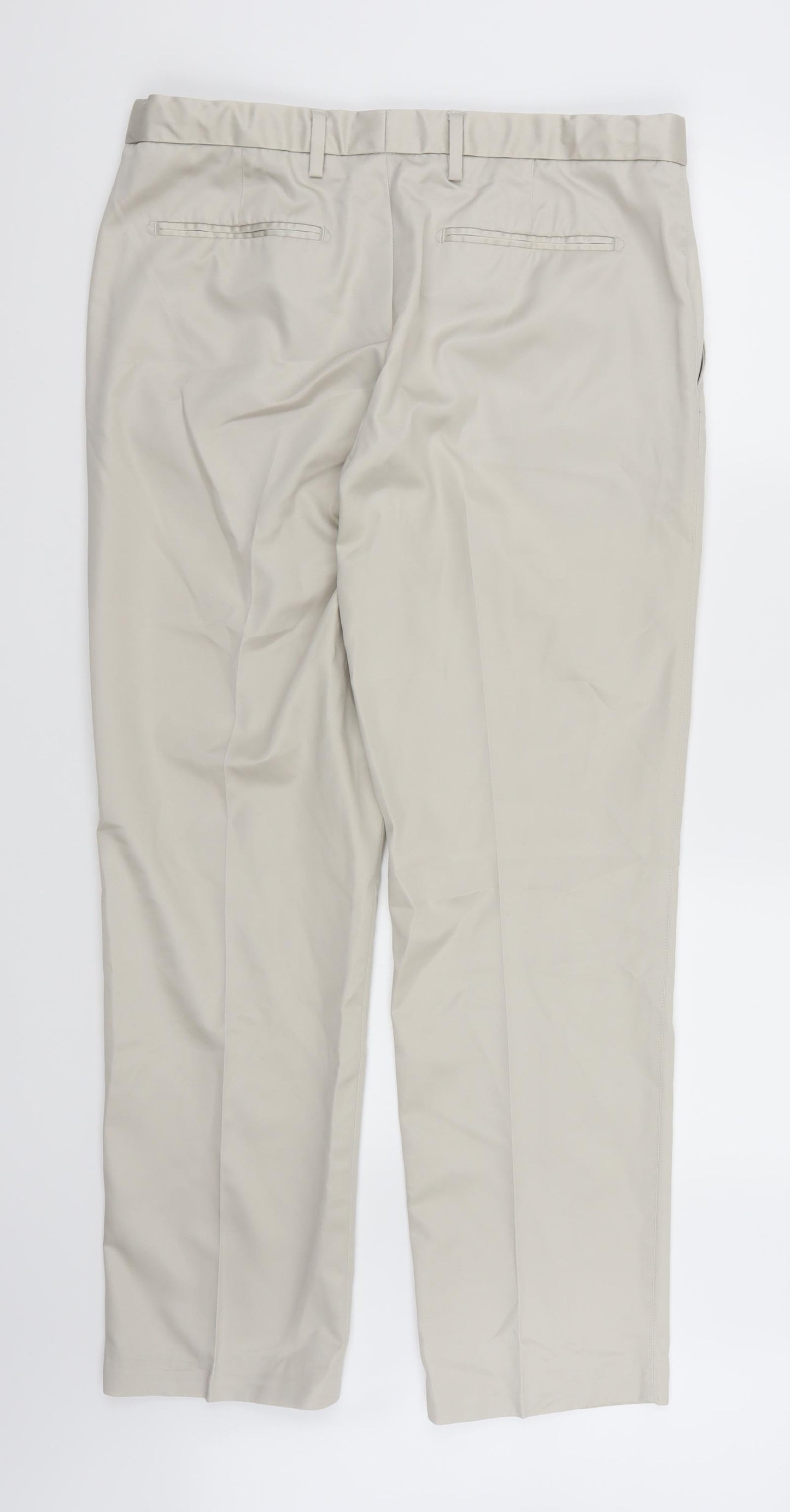 Marks and Spencer Mens Ivory   Chino Trousers  L31 in