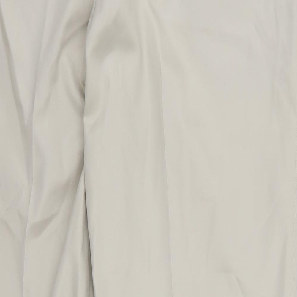 Marks and Spencer Mens Ivory   Chino Trousers  L31 in