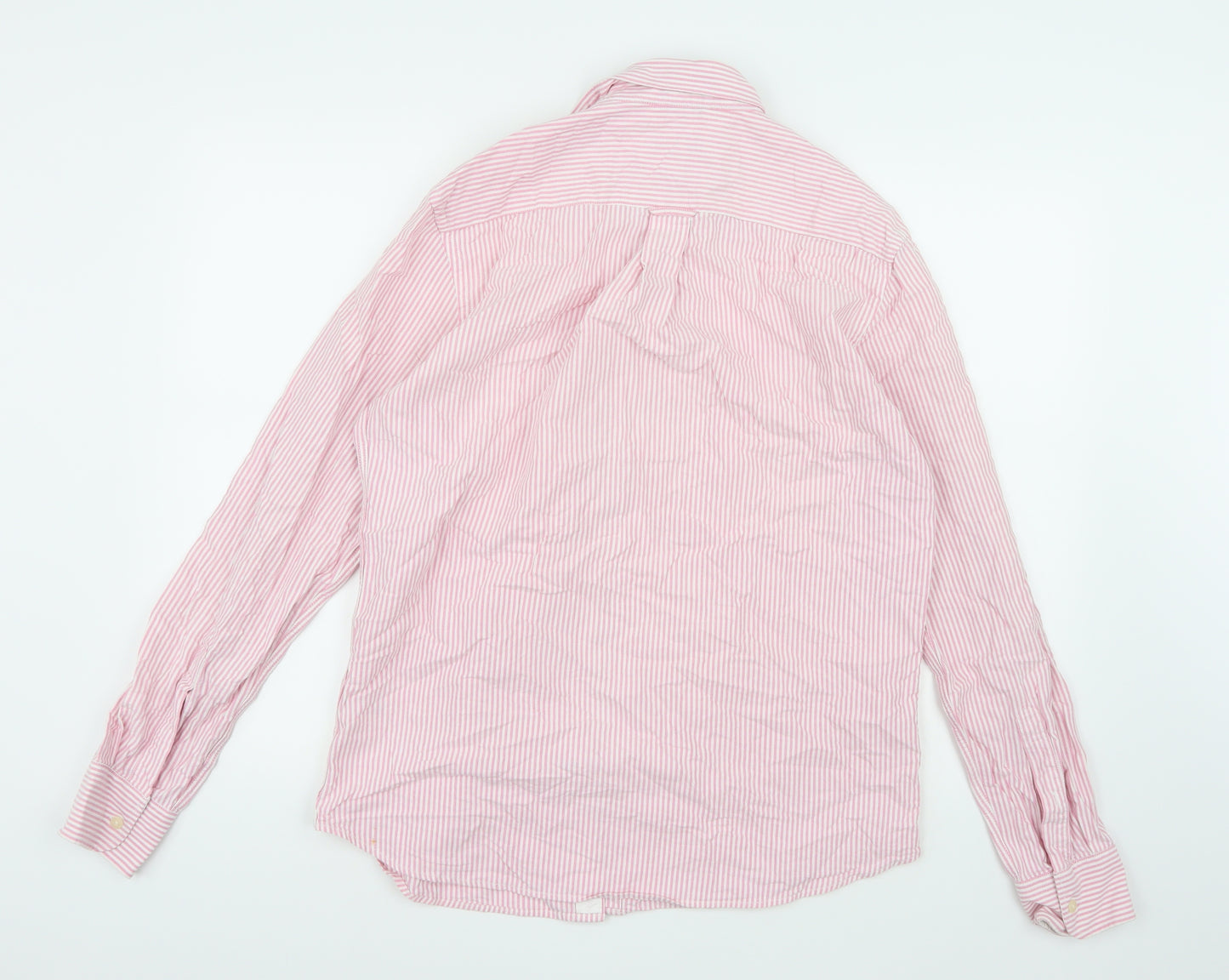 US Polo Assn. Mens Pink Striped   Button-Up Size L