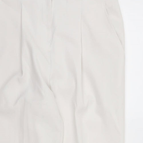 New Look Womens White   Trousers  Size 10 L24 in
