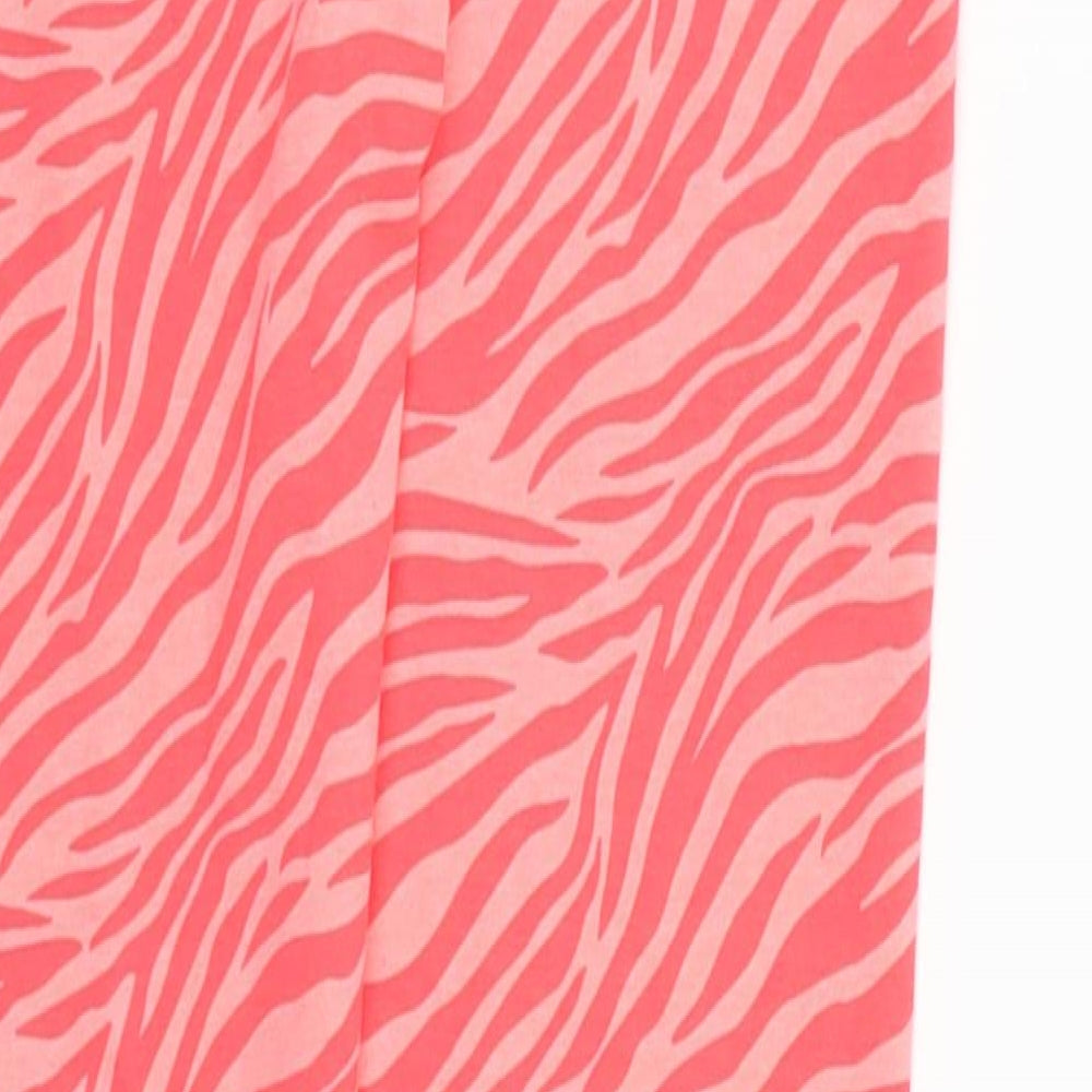 Marks and Spencer Girls Pink Animal Print  Jegging Trousers Size 9-10 Years - leggings