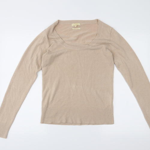 Sarah Hamilton Womens Beige   Pullover Jumper Size M