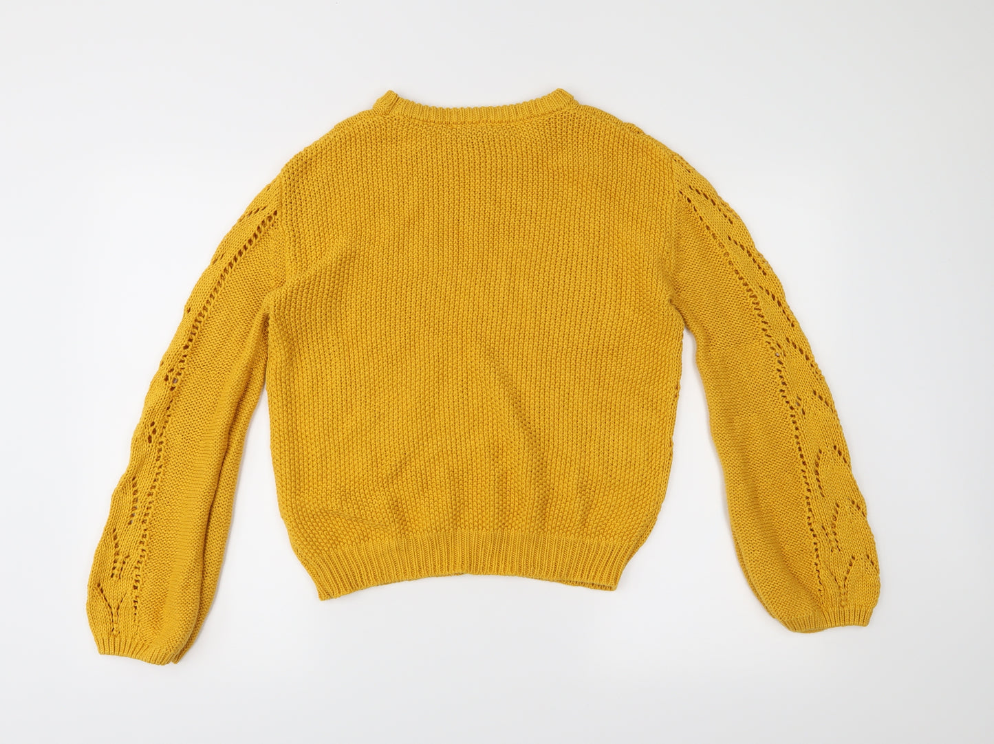 Aikha Womens Yellow   Pullover Jumper Size S