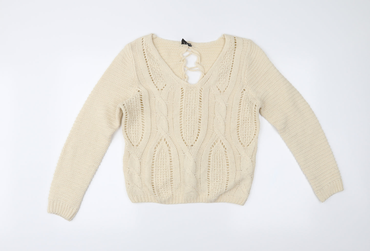 Izabel London Womens White   Pullover Jumper Size 10