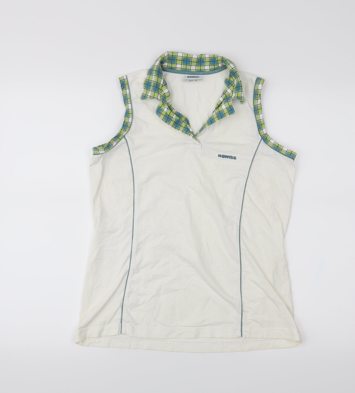 K.Swiss Womens White   Basic Tank Size 12