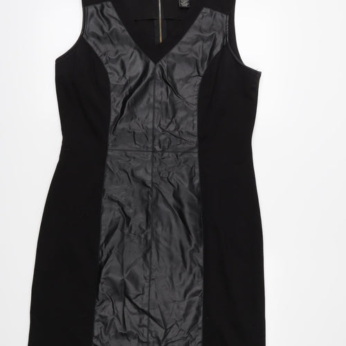 Sharagano Womens Black   Pencil Dress  Size 14