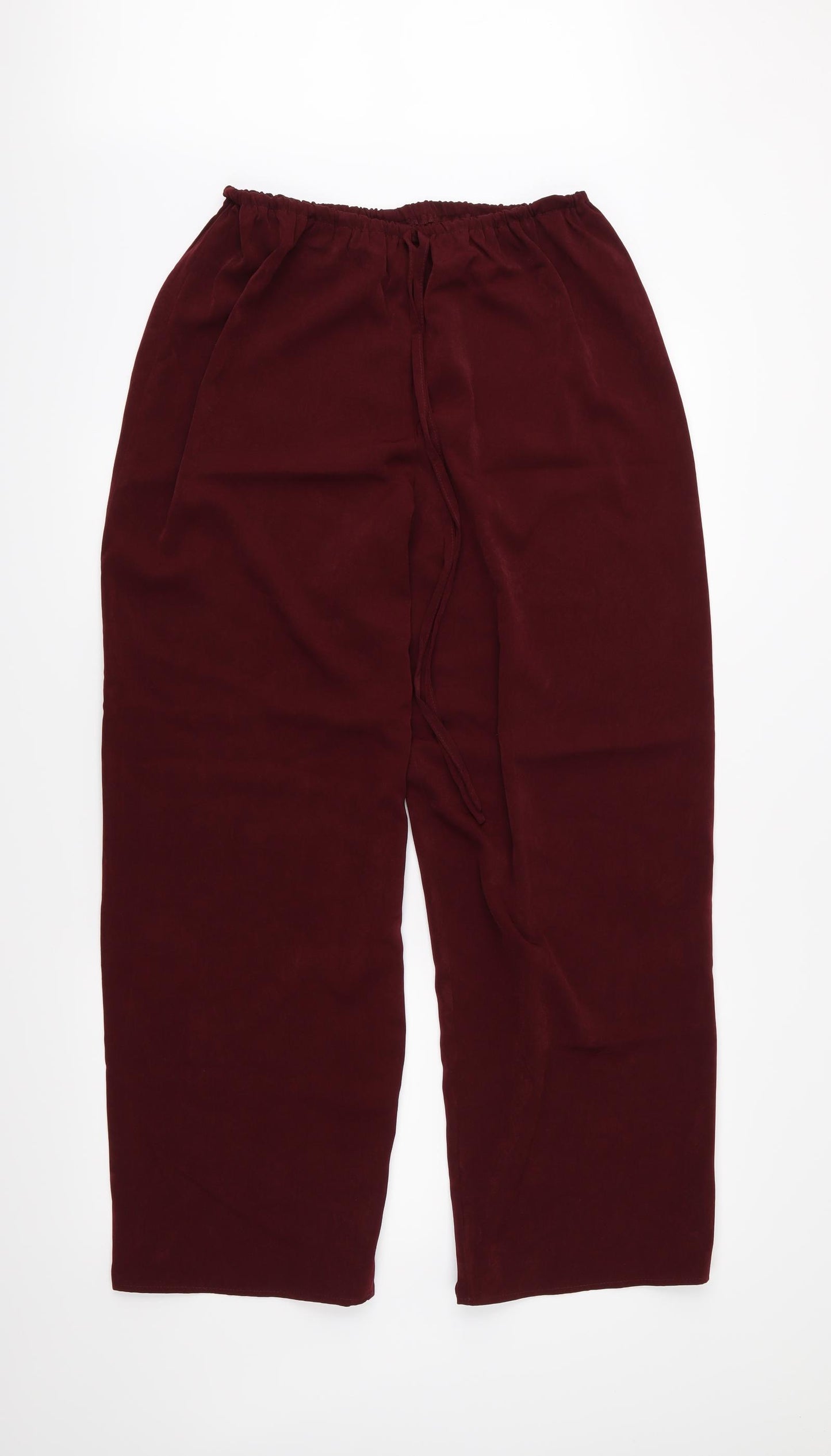 Etam Womens Red   Cropped Trousers Size 12 L28 in