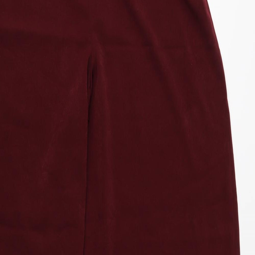 Etam Womens Red   Cropped Trousers Size 12 L28 in