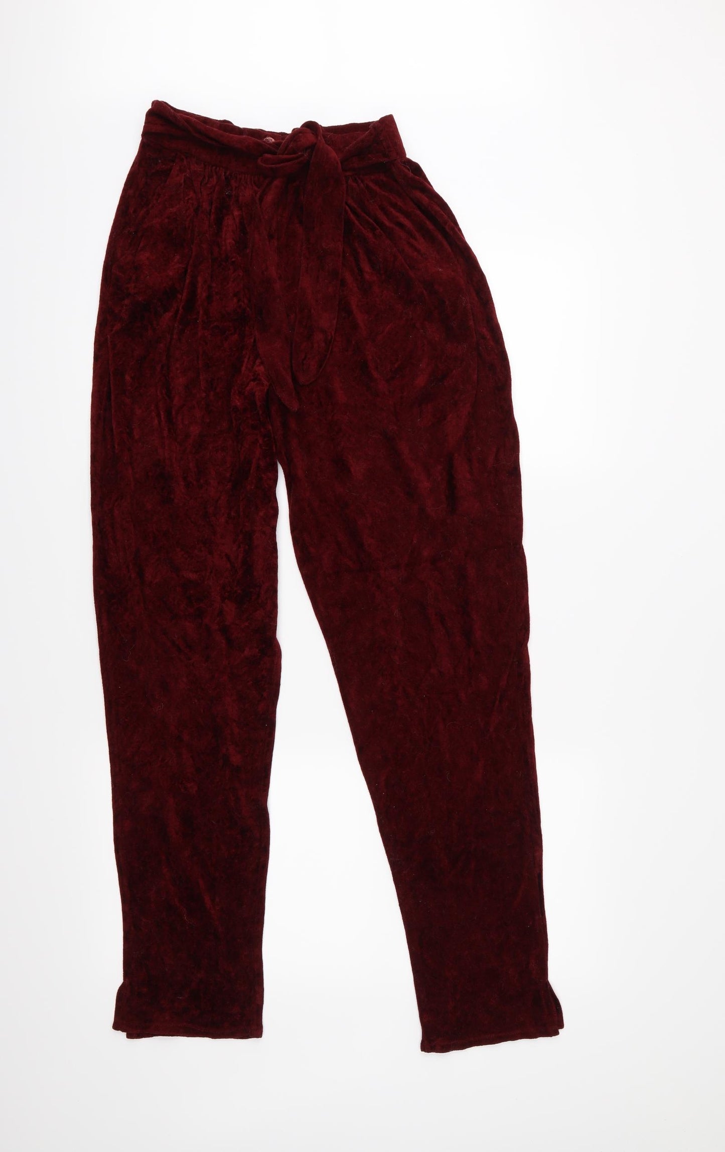 C&A Womens Purple  Velvet Trousers  Size 14 L30 in