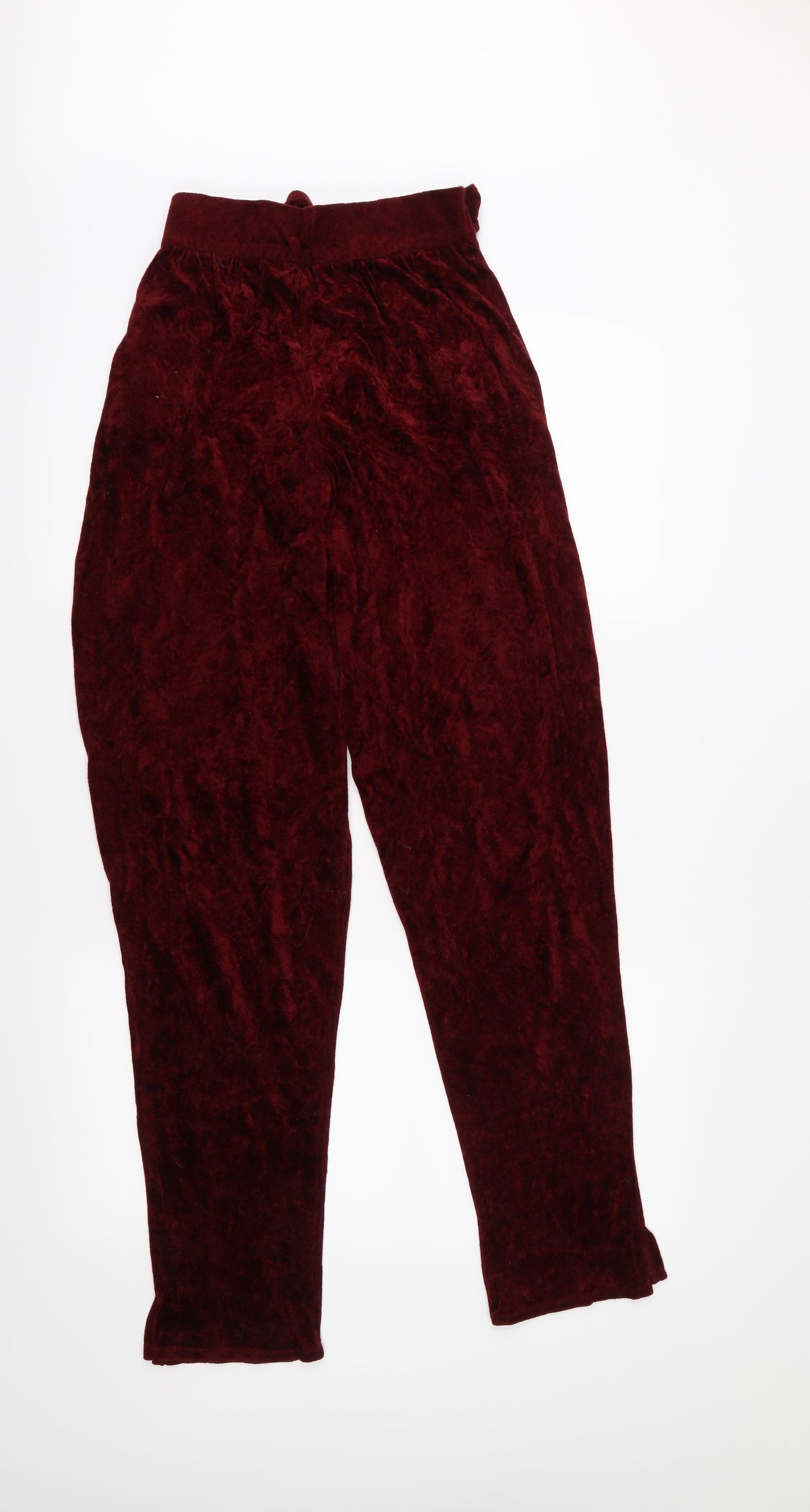 C&A Womens Purple  Velvet Trousers  Size 14 L30 in