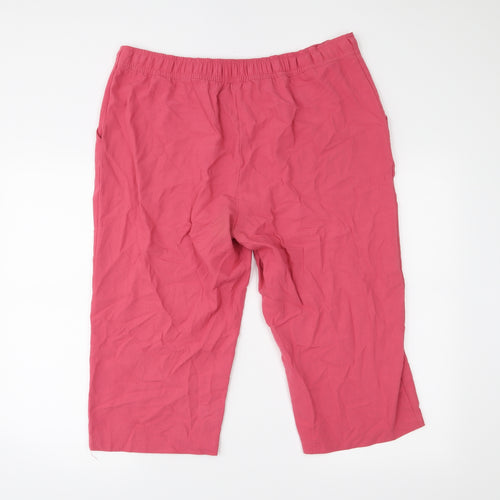 Papaya Womens Pink   Chino Trousers Size 16 L20 in