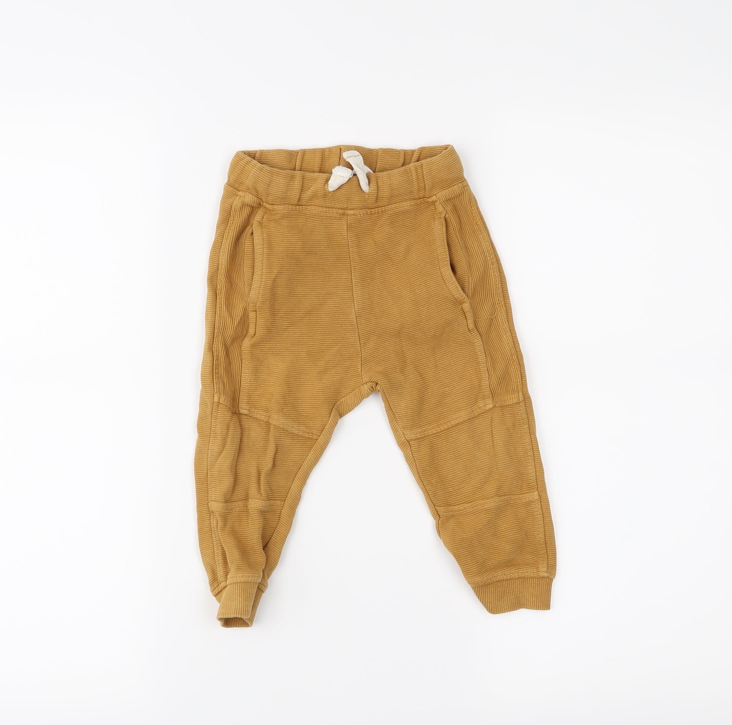 Zara Boys Yellow   Jogger Leggings Size 18-24 Months