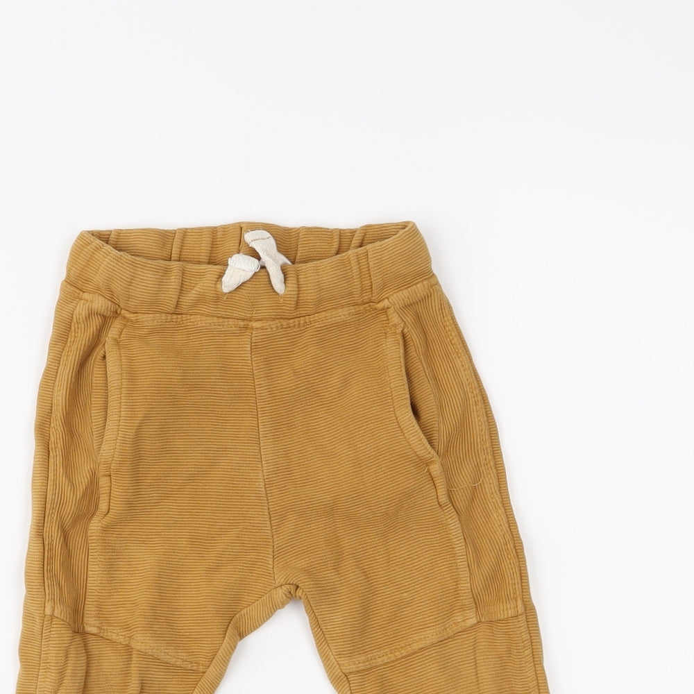 Zara Boys Yellow   Jogger Leggings Size 18-24 Months