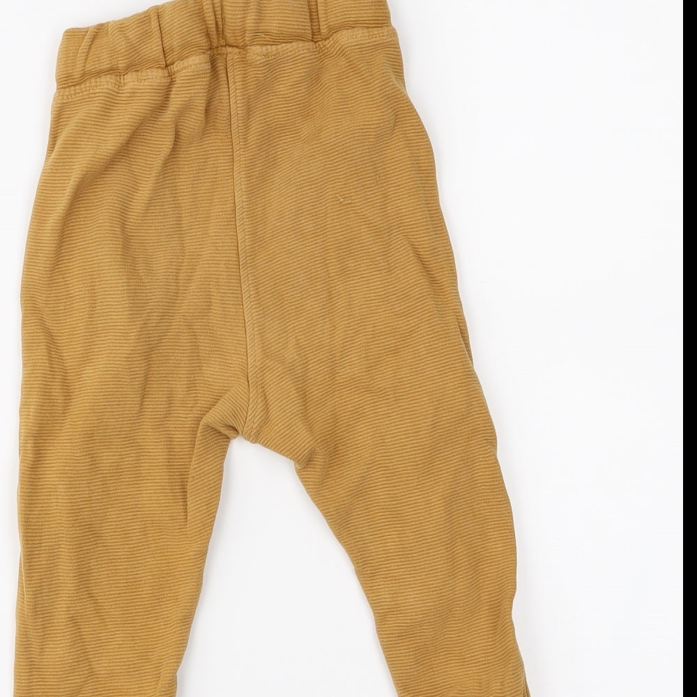 Zara Boys Yellow   Jogger Leggings Size 18-24 Months