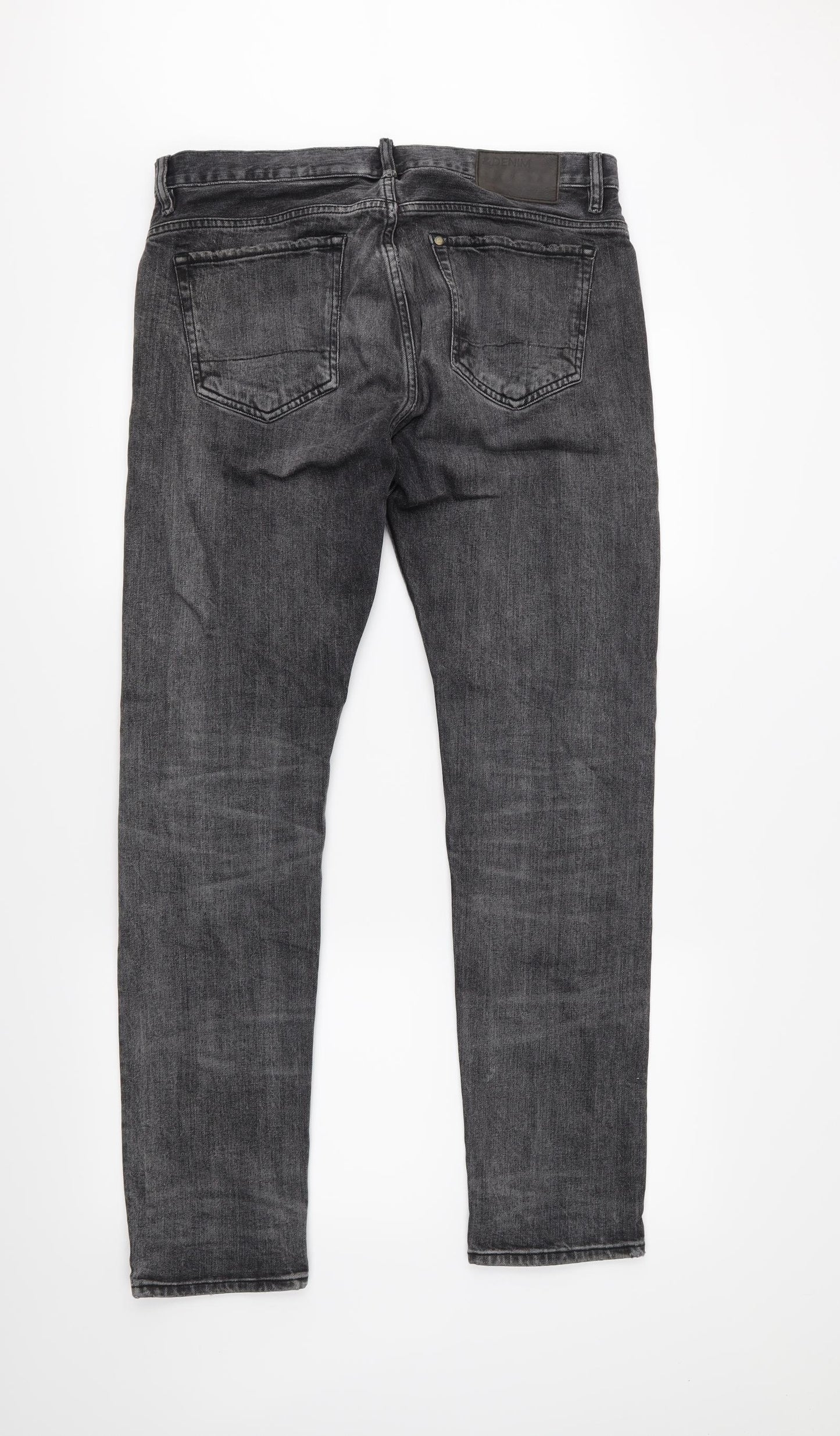 &Denim Mens Grey   Straight Jeans Size 32 L31 in