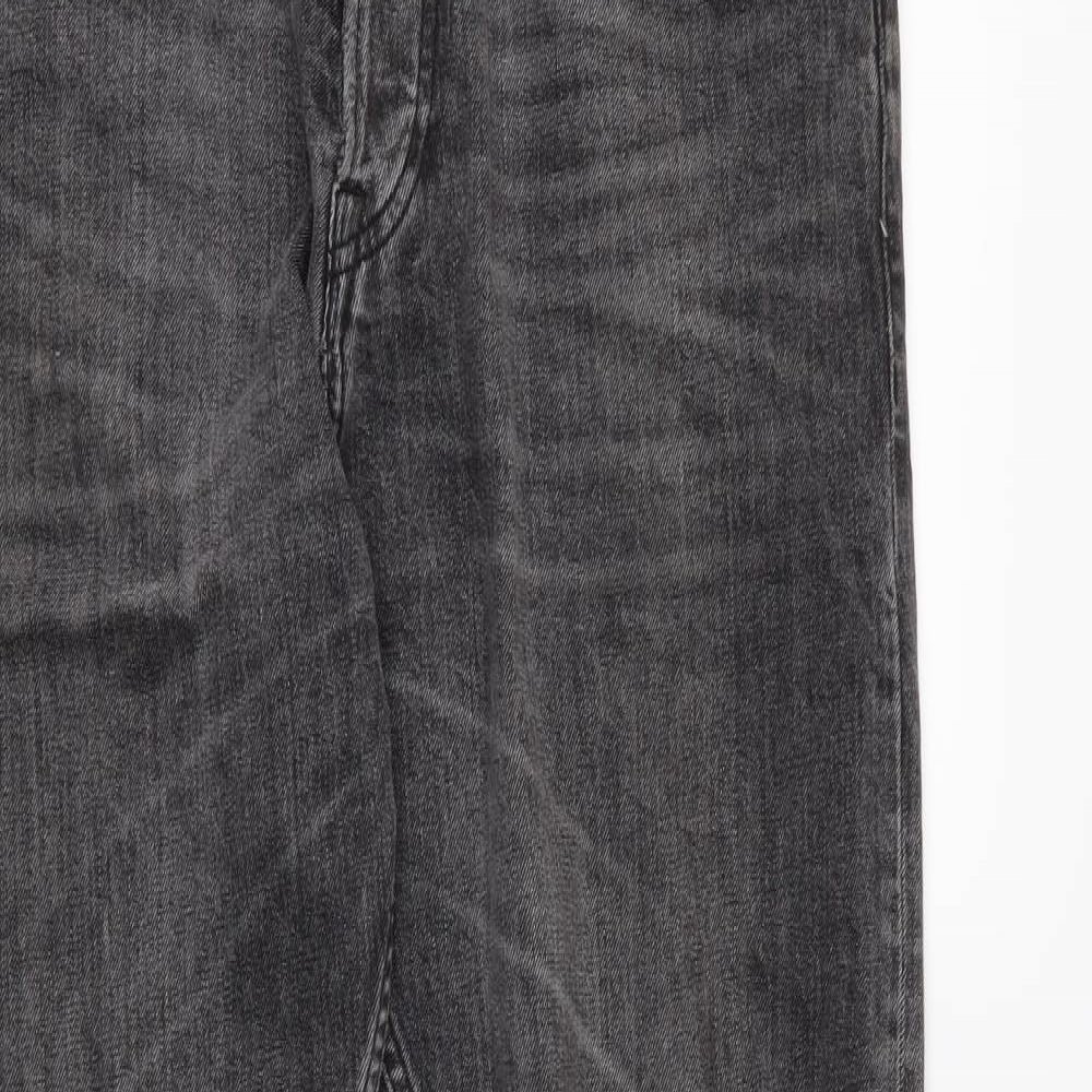 &Denim Mens Grey   Straight Jeans Size 32 L31 in