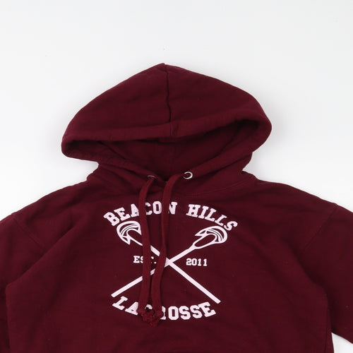Stars & Stripes Womens Red   Pullover Hoodie Size S