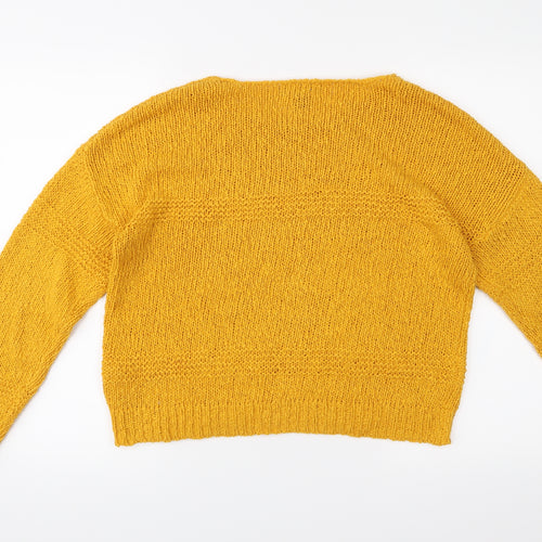 Primark Womens Yellow   Pullover Jumper Size 12